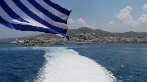 Greece I4picture IJkema Santorini Greece flag